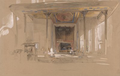 Main Entrance of Great Mosque, Bursa, Turkey by John Frederick Lewis
